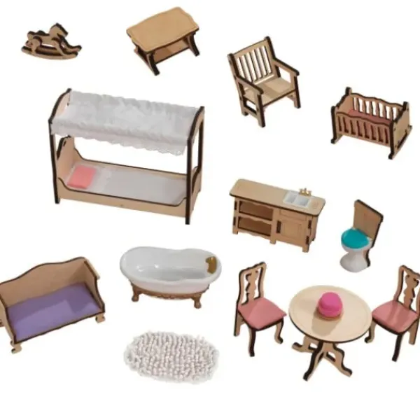 KidKraft Maisons De Poupee|Maison De Poupee En Bois Charlotte