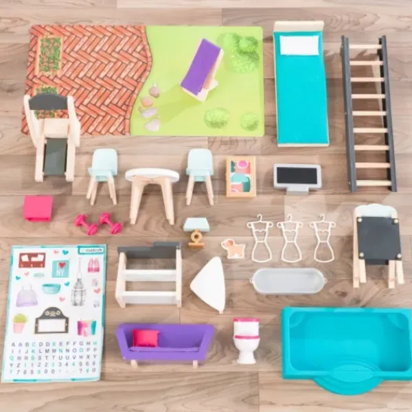 KidKraft Maisons De Poupee|Maison De Poupées Bianca City Life