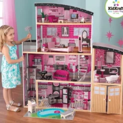 KidKraft Maisons De Poupee|Maison De Poupées Villa Sparkle