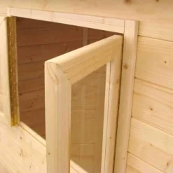 Soulet Maison En Bois Avec Bac A Sable Palm Springs- Cabanes Et Maisonnettes