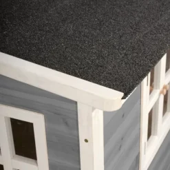 Exit Toys Maison En Bois Loft 150 Grise- Cabanes Et Maisonnettes