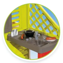 Smoby Maison Nature Et Cuisine D'Ete- Cabanes Et Maisonnettes