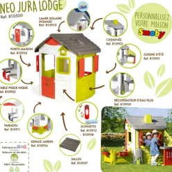 Smoby Maison Neo Jura Lodge- Cabanes Et Maisonnettes