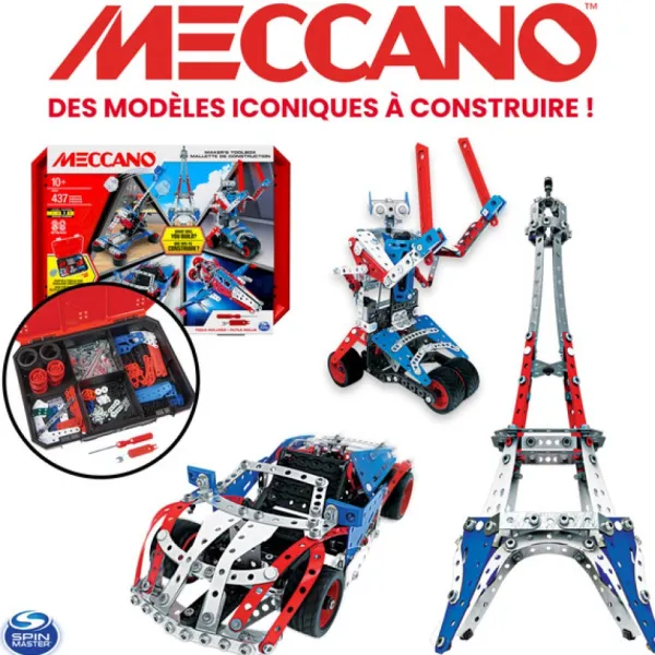 Meccano - Mallette De Construction- Meccano, Engrenages