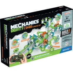 Gigamic Mechanics Gravity Combo, 153 Pieces - Geomag- Constructions Magnétiques, Billes