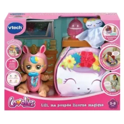 VTech Mini Poupées|Mini Poupee Lovelies - Lili, Ma Poupee Licorne Magique