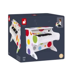 Janod Mon Premier Piano Electronique En Bois- Instruments De Musique