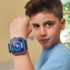 VTech Montre Kidizoom Smartwatch Max - Bleue- Montres Et Objets Connectés