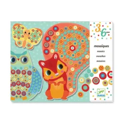 Djeco Mosaiques Animaux- Mosaïque, Sable Et Paillettes
