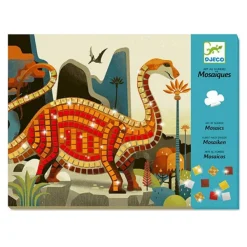 Djeco Mosaiques Dinosaures- Mosaïque, Sable Et Paillettes