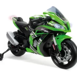 Injusa Moto De Course Electrique Kawasaki 12V- Motos Électriques