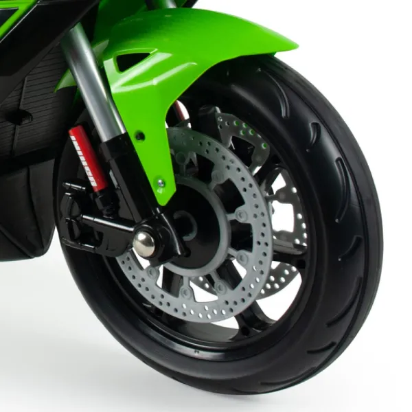 Injusa Moto De Course Electrique Kawasaki 12V- Motos Électriques