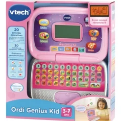 VTech Ordinateurs Et Jeux Interactifs|Ordinateur Genius Kid Rose