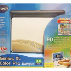 VTech Ordinateurs Et Jeux Interactifs|Ordinateur Genius Xl Color Pro Bilingue Silver