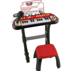 Music Star Orgue Electrique A Pied Avec Tabouret- Instruments De Musique