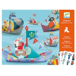 Djeco Origami Bateaux Sur L'Eau- Découpage, Collage, Pliage