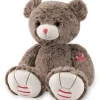 Kaloo Ours En Peluche|Ours Cacao Medium Rouge 30 Cm
