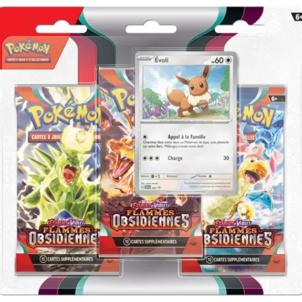 Asmodée Cartes À Collectionner|Pack 3 Boosters Pokemon Ecarlate Et Violet 3