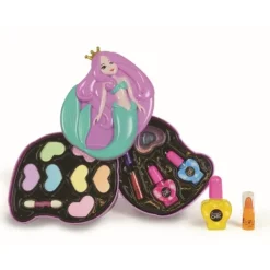 Clementoni Palette De Maquillage Sirene - Crazy Chic- Coiffure & Maquillage