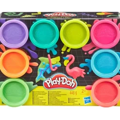 Play Doh Pate A Modeler - Pack De 8 Pots Play-Doh- Pate À Modeler, Modelage Et Gravure