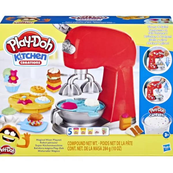 Play Doh Pate A Modeler - Robot Patissier Play-Doh Kitchen Creations- Pate À Modeler, Modelage Et Gravure