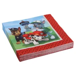 Amscan Pat'Patrouille - 20 Serviettes 33X33- Anniversaire