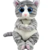 TY Mini Peluches|Peluche Beanie Bellies - Mitzi Le Chat 15 Cm