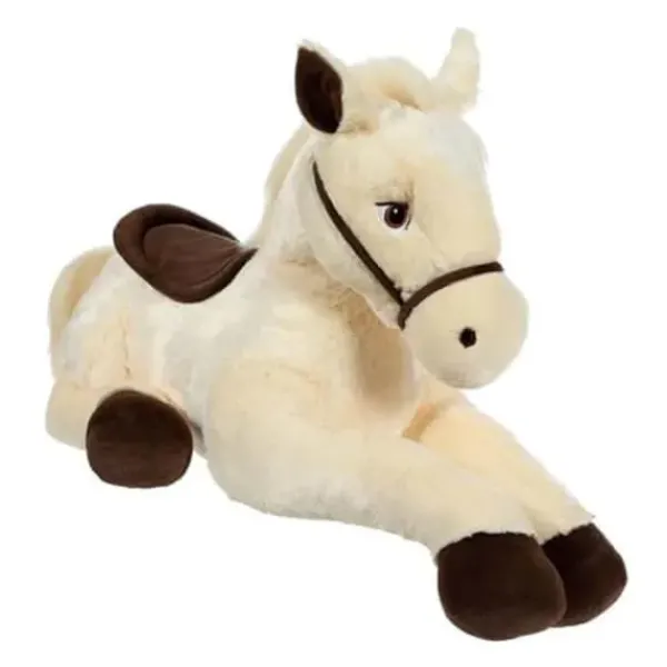 Gipsy Peluches Géantes|Peluche Cheval Avec Selle 110 Cm