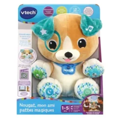 VTech Peluches Interactives|Peluche Interactive - Nougat, Mon Ami Pattes Magiques