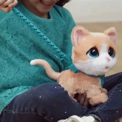 Hasbro Peluches Interactives|Peluche Interactive Chaton Grands Marcheurs - Furreal Walkalots
