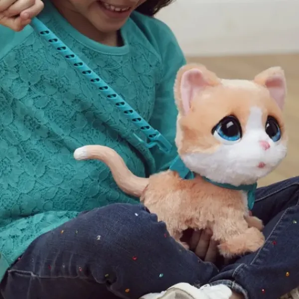 Hasbro Peluches Interactives|Peluche Interactive Chaton Grands Marcheurs - Furreal Walkalots