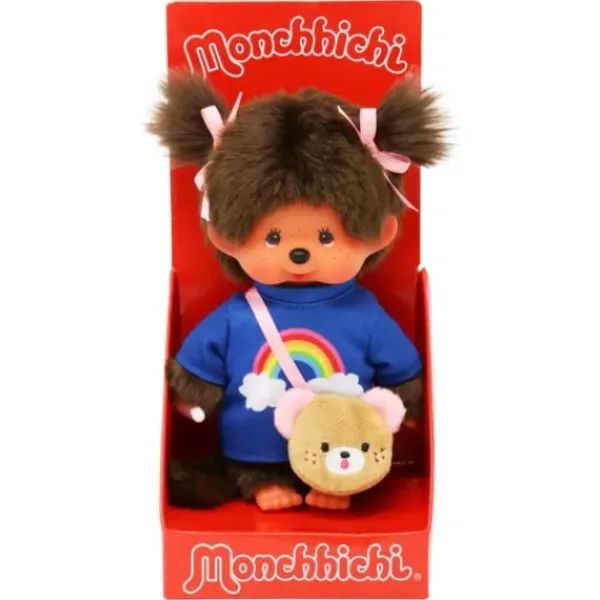 Bandai Peluches Super-héros Et Personnages|Peluche Monchhichi Sac Bandouliere