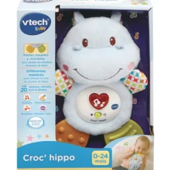 VTech Peluche Musicale Croc'Hippo- Doudous