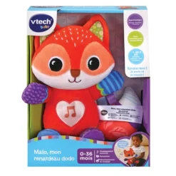 VTech Peluche Musicale Malo Mon Renardeau Dodo - Baby Loulous- Doudous