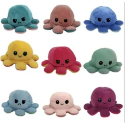 Hubtoys Peluches Animaux Et Autres|Peluche Pieuvre Reversible