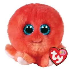 TY Mini Peluches|Peluche Puffies - Sheldon La Pieuvre 9 Cm