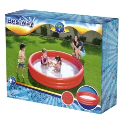 Bestway Piscine Gonflable 3 Boudins- Bouées Jeux Gonflables Et Piscines
