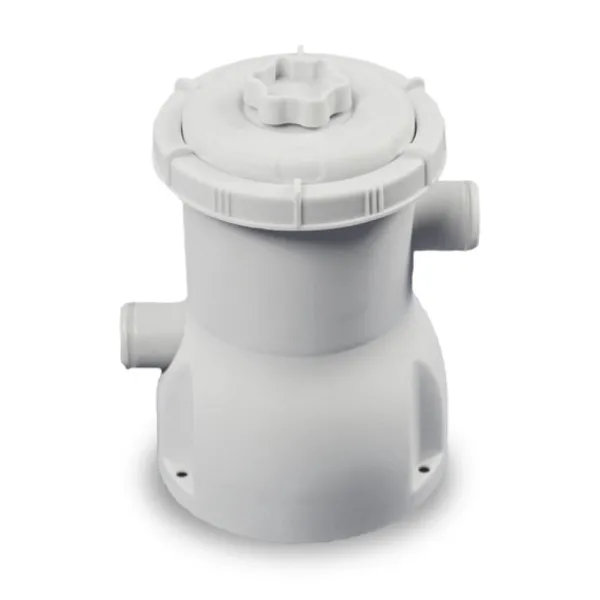 Exit Toys Piscine Wood 360 X 76 Avec Pompe Filtrante Et Dome- Bouées Jeux Gonflables Et Piscines