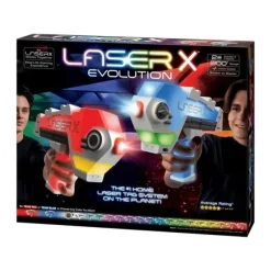 Lansay Pistolet Laser Double Blaster Evolution- Nerf Et Jeux De Tirs