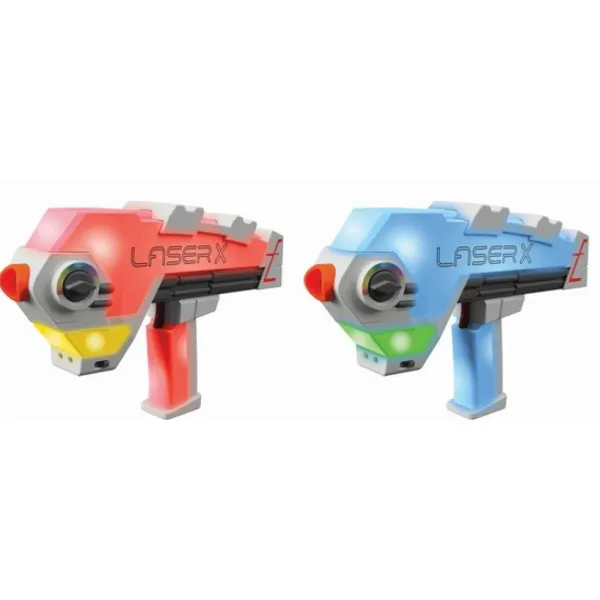Lansay Pistolet Laser Double Blaster Evolution- Nerf Et Jeux De Tirs