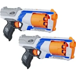 Nerf Pistolets Elite Strongarm - Pack 2 Blasters- Nerf Et Jeux De Tirs