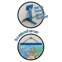 Buki Découvrir Le Monde|Planisphere Magnetique