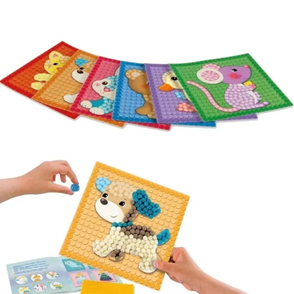 Playmais Mosaiques Animaux- Mosaïque, Sable Et Paillettes