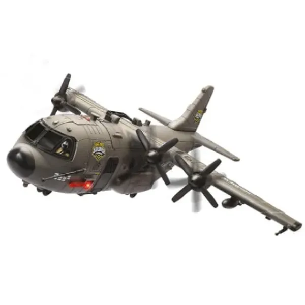 Invincible Heroes Avions Radiocommandés|Porte-Avions 5 Véhicules Et Accessoires + Effets Sonores - 76 Cm