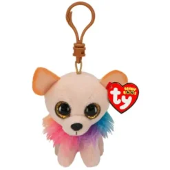 TY Peluches Porte-clés|Porte-Cle Peluche Beanie Boo'S Chewey Le Chien 9 Cm