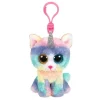 TY Peluches Porte-clés|Porte-clés Beanie Boo'S Heather Le Chat