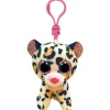 TY Peluches Porte-clés|Porte-clés Beanie Boo'S Livvie Le Leopard 9 Cm