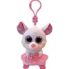 TY Peluches Porte-clés|Porte-clés Beanie Boo'S Nina La Souris