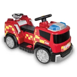 SUN and SPORT Porteur Electrique Bebe Camion De Pompier- Porteurs & Jouets À Bascules