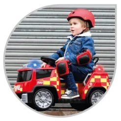 SUN and SPORT Porteur Electrique Bebe Camion De Pompier- Porteurs & Jouets À Bascules